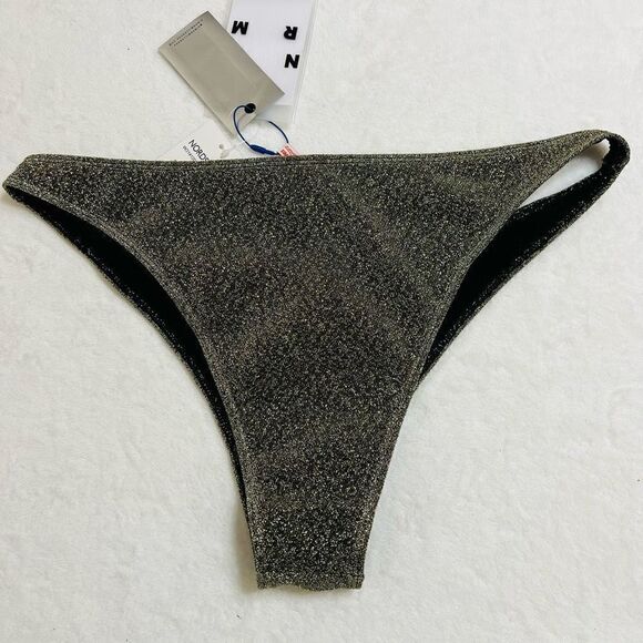 Simon Miller Shiny Gold and Silver Bikini Bottoms NWT Large - Picture 5 of 7